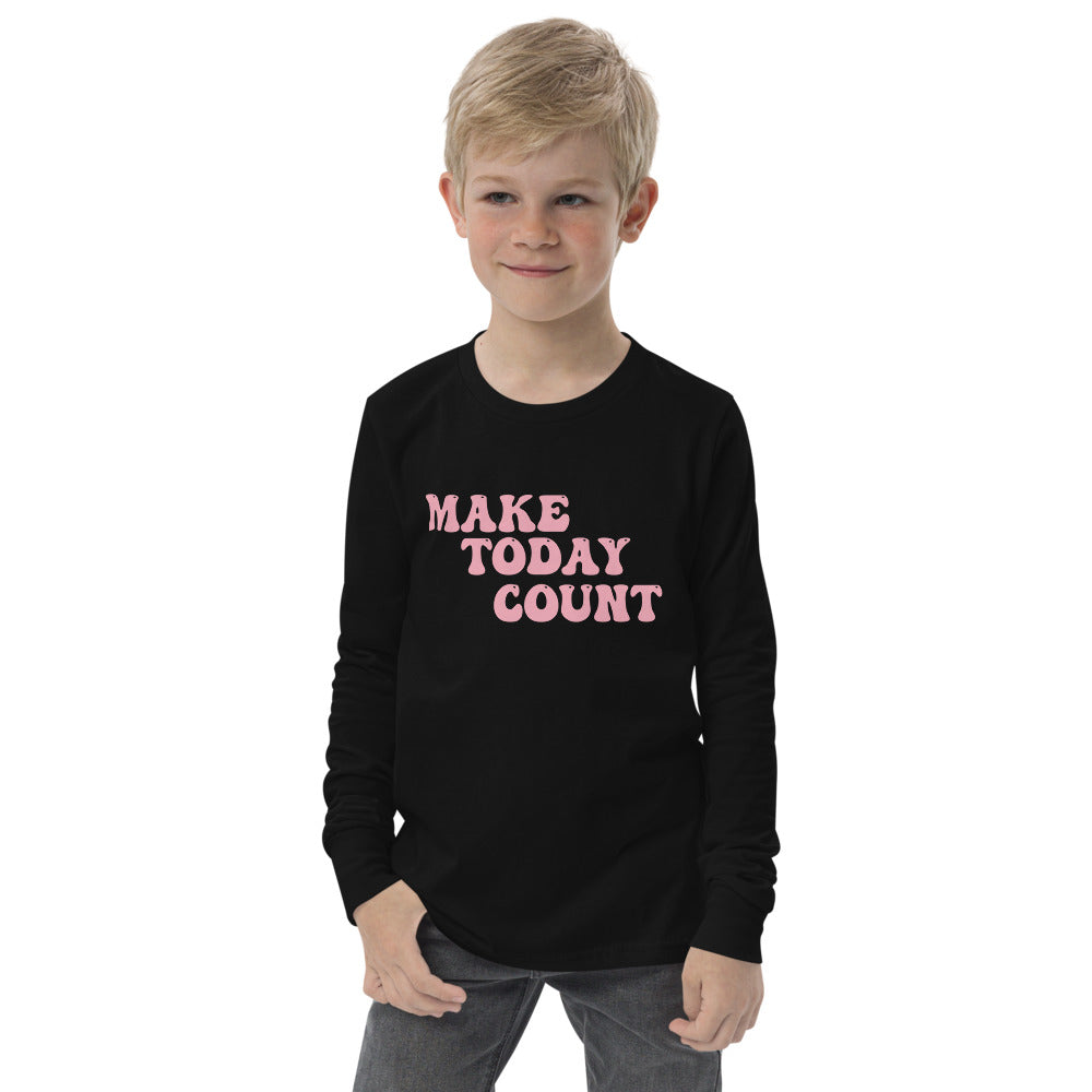 Make Today Count Youth long sleeve tee