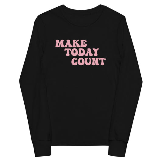 Make Today Count Youth long sleeve tee