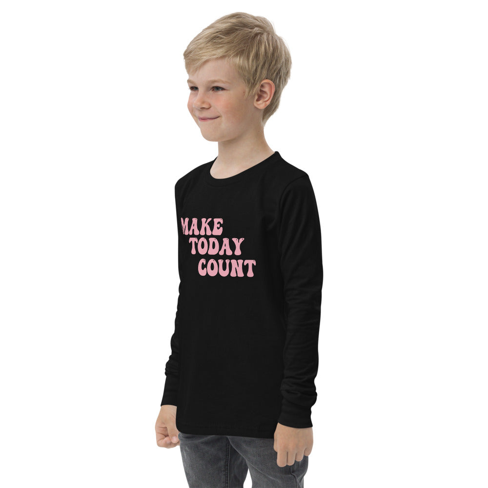 Make Today Count Youth long sleeve tee