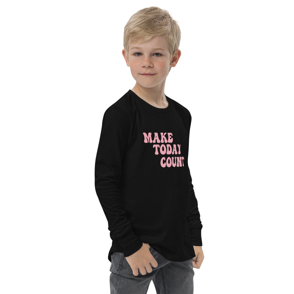 Make Today Count Youth long sleeve tee