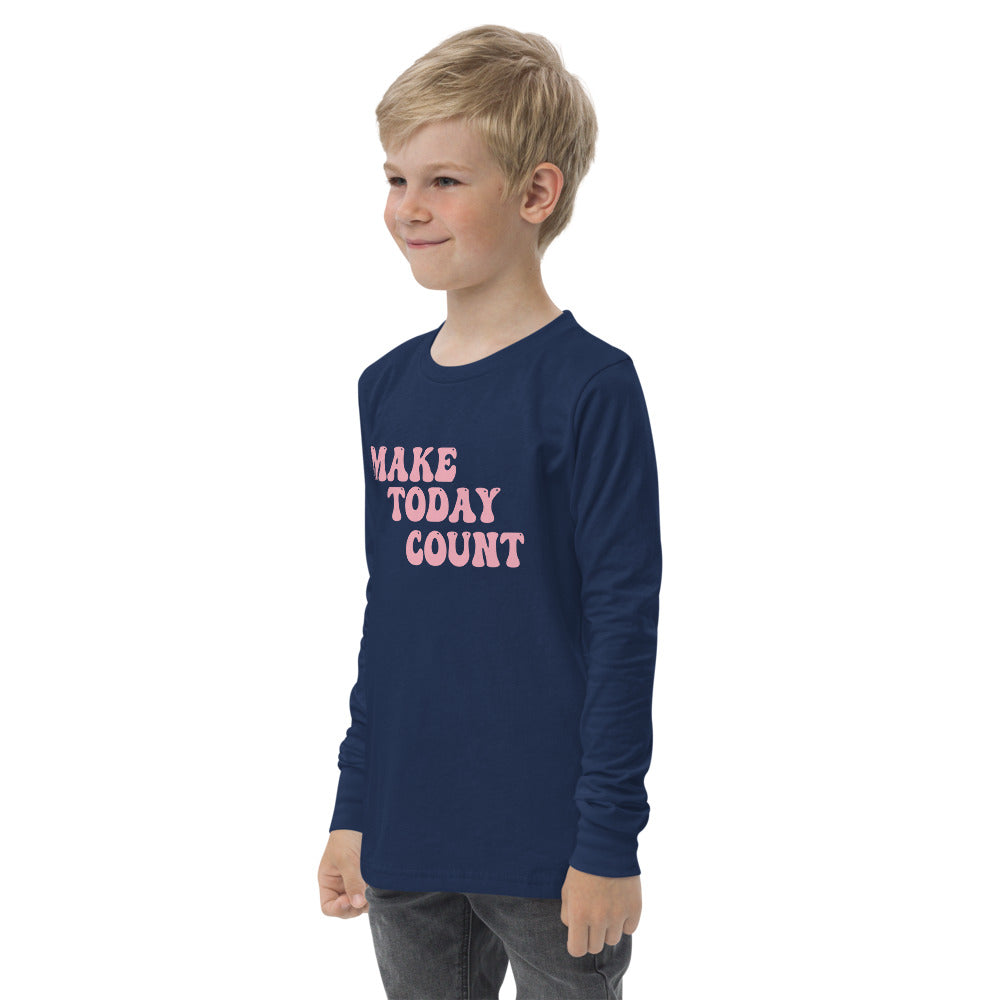 Make Today Count Youth long sleeve tee