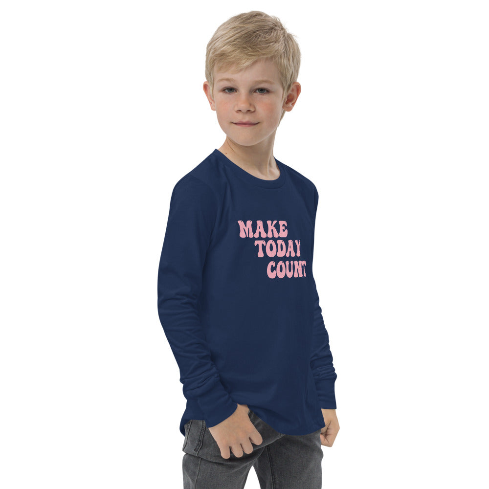 Make Today Count Youth long sleeve tee