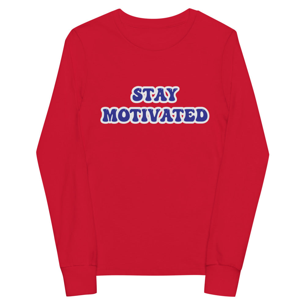 Stay Motivated Youth long sleeve tee