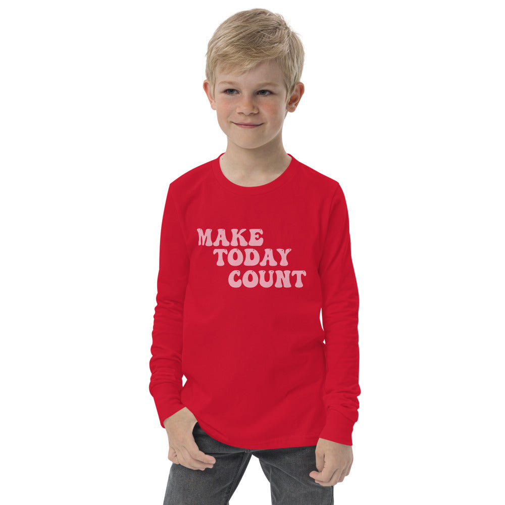 Make Today Count Youth long sleeve tee