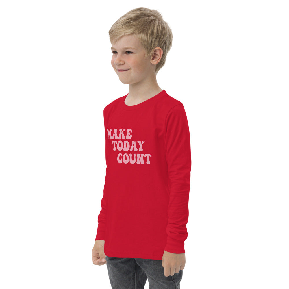 Make Today Count Youth long sleeve tee
