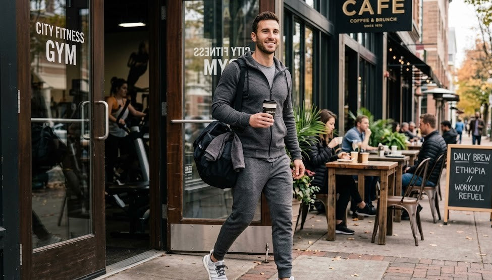 How to Style Sweatpants for Gym and Coffee Lifestyle