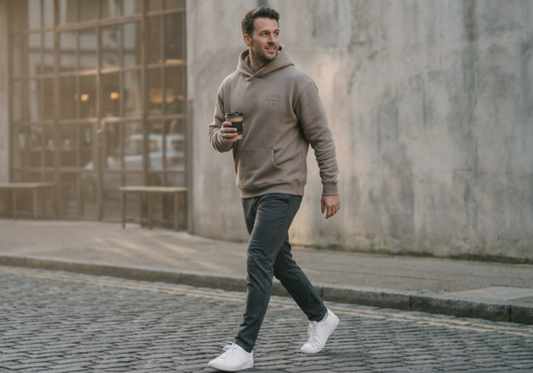 Men Prefer Minimalist Hoodies for Everyday Active Living