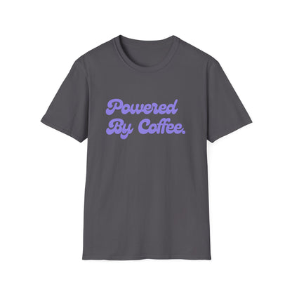 Powered By Coffee Unisex T-Shirt (Purple)
