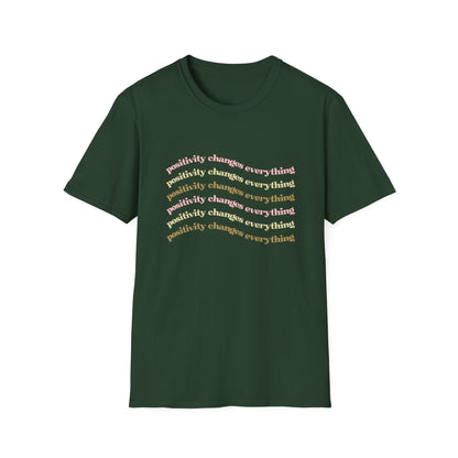 Positivity Changes Everything Unisex T-shirt (Neutral)