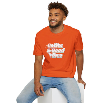Coffee & Good Vibes Casual Wear Unisex T-Shirt
