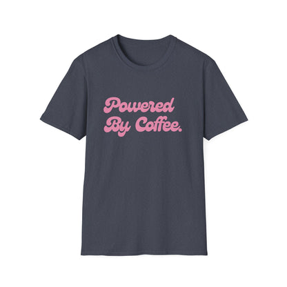 Powered By Coffee Unisex T-Shirt (Pink)