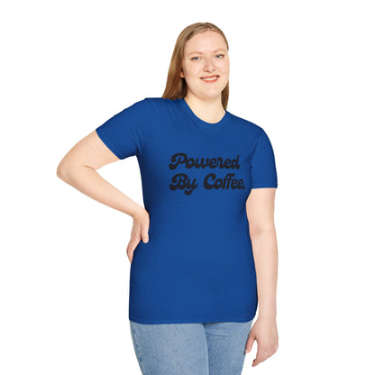 Powered By Coffee Unisex T-Shirt (Black)