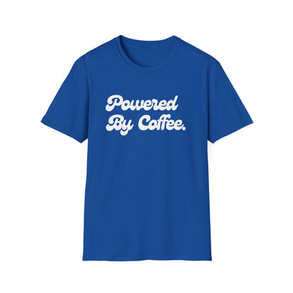 Powered By Coffee Unisex T-shirt (White)