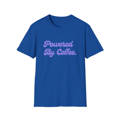 Powered By Coffee Unisex T-Shirt (Purple)