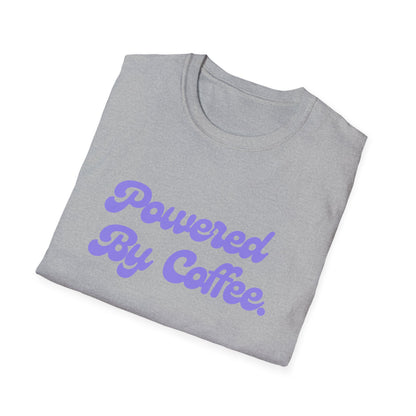Powered By Coffee Unisex T-Shirt (Purple)
