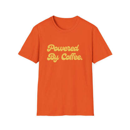 Powered By Coffee Unisex T-Shirt (Yellow)