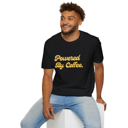 Powered By Coffee Unisex T-Shirt (Yellow)