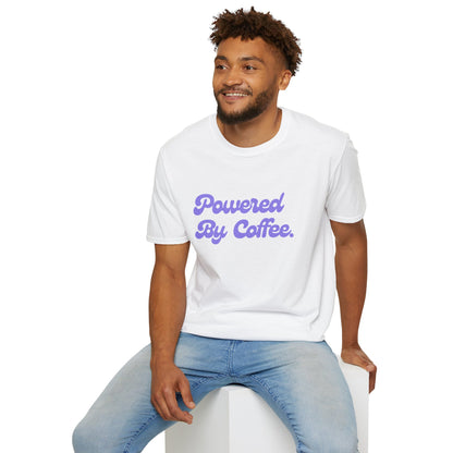 Powered By Coffee Unisex T-Shirt (Purple)