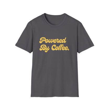 Powered By Coffee Unisex T-Shirt (Yellow)