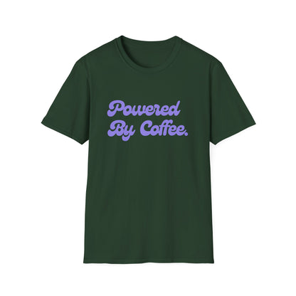 Powered By Coffee Unisex T-Shirt (Purple)