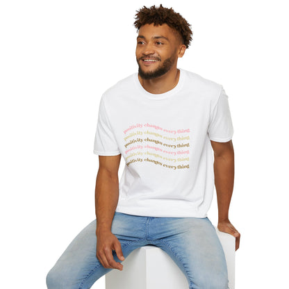 Positivity Changes Everything Unisex T-shirt (Neutral)