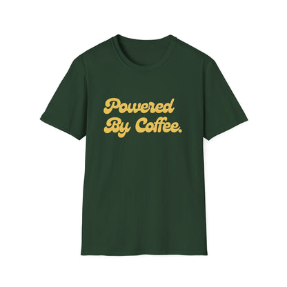 Powered By Coffee Unisex T-Shirt (Yellow)