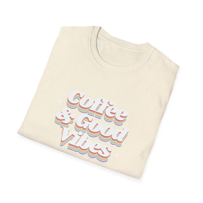 Coffee & Good Vibes Casual Wear Unisex T-Shirt