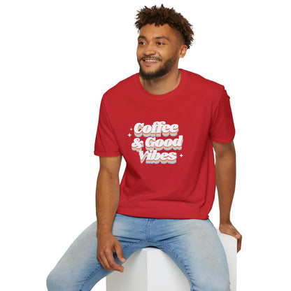 Coffee & Good Vibes Casual Wear Unisex T-Shirt