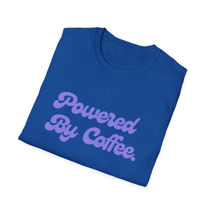 Powered By Coffee Unisex T-Shirt (Purple)