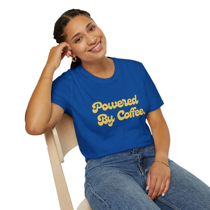 Powered By Coffee Unisex T-Shirt (Yellow)