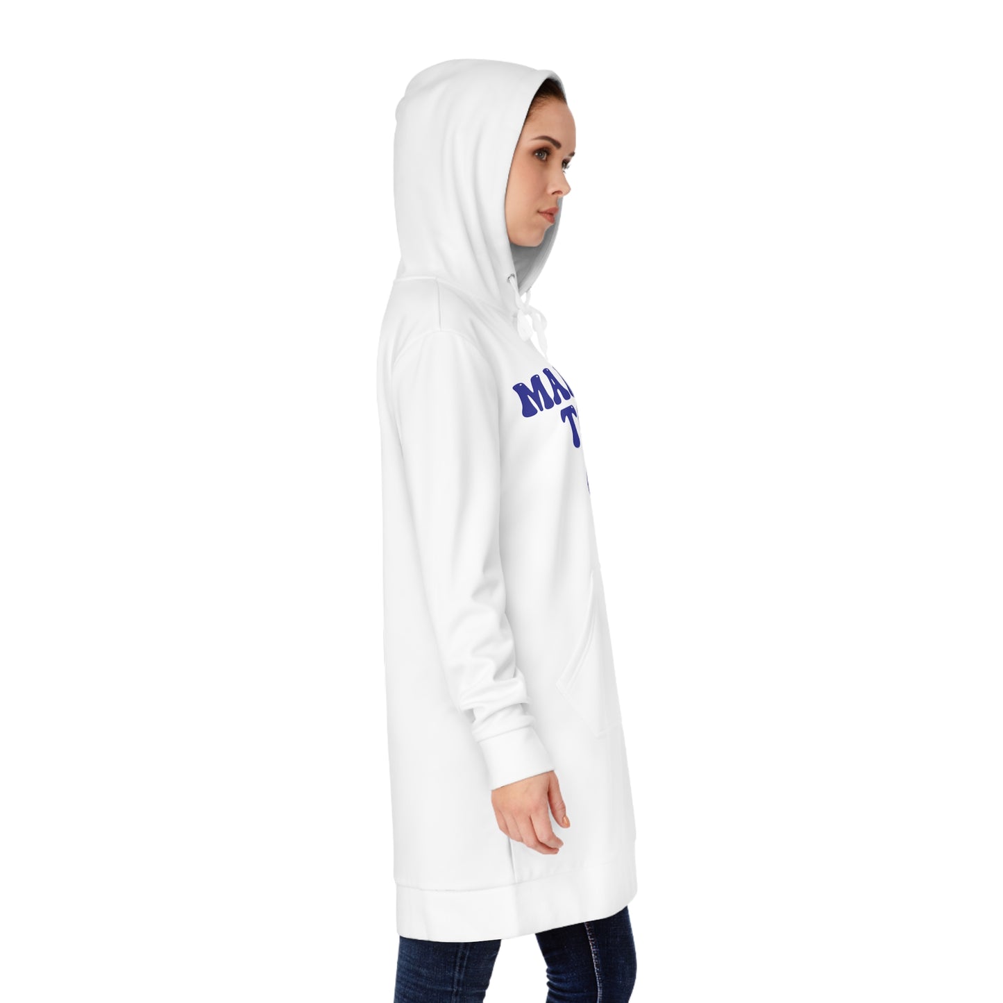 Make Today Count Hoodie dress (Blue)