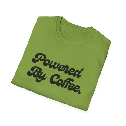 Powered By Coffee Unisex T-Shirt (Black)