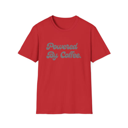 Powered By Coffee Unisex T-Shirt (Grey)