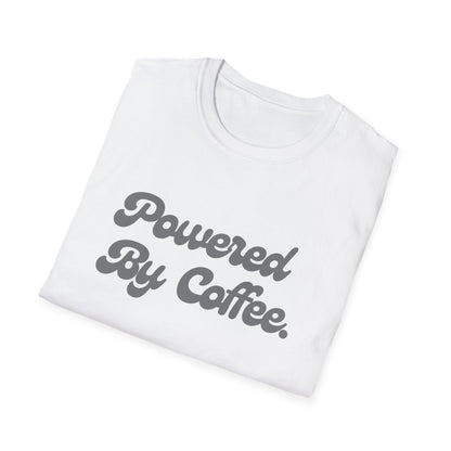 Powered By Coffee Unisex T-Shirt (Grey)