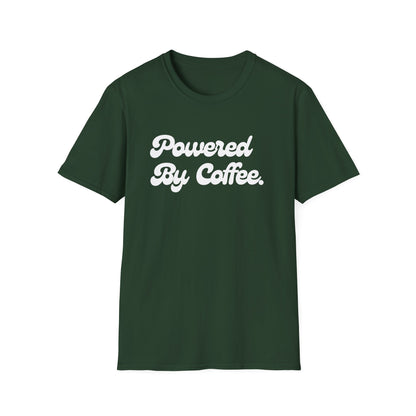 Powered By Coffee Unisex T-shirt (White)
