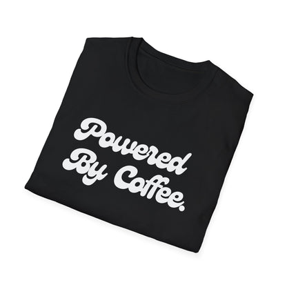 Powered By Coffee Unisex T-shirt (White)