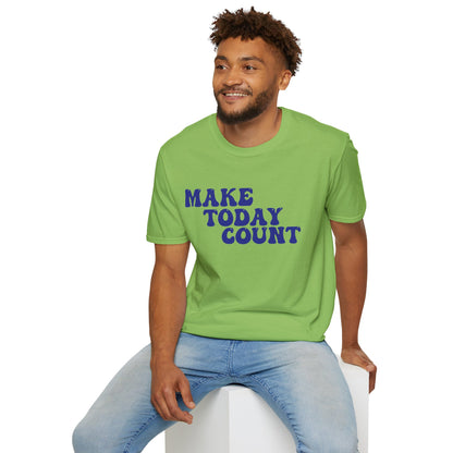Make Today Count T-Shirt - Blue