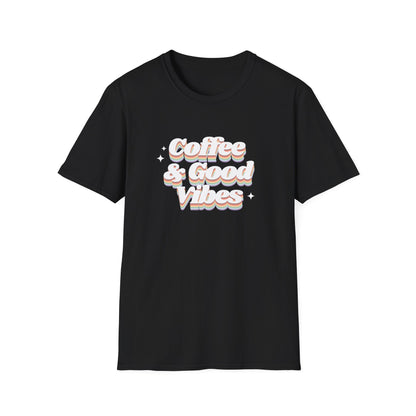 Coffee & Good Vibes Casual Wear Unisex T-Shirt