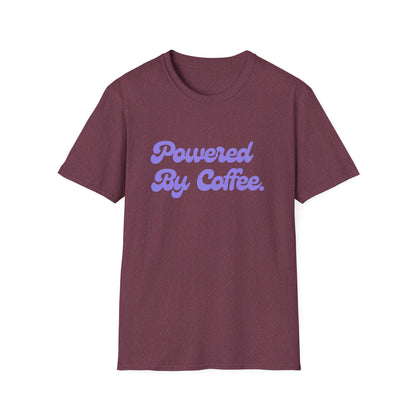 Powered By Coffee Unisex T-Shirt (Purple)