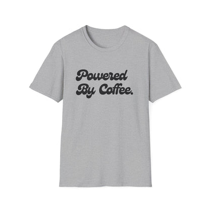Powered By Coffee Unisex T-Shirt (Black)