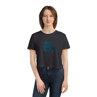 Living, Loving Grwoing Crop Tee