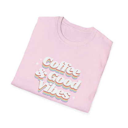 Coffee & Good Vibes Casual Wear Unisex T-Shirt