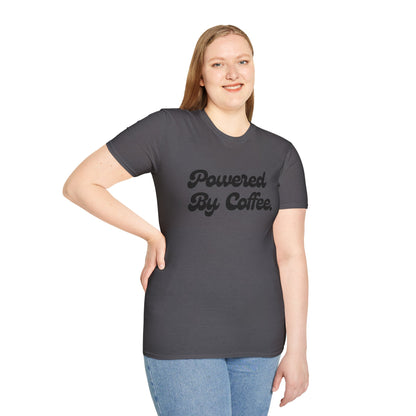 Powered By Coffee Unisex T-Shirt (Black)