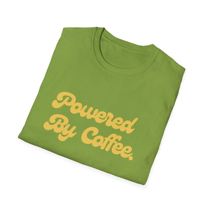 Powered By Coffee Unisex T-Shirt (Yellow)