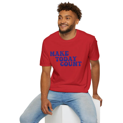 Make Today Count T-Shirt - Blue