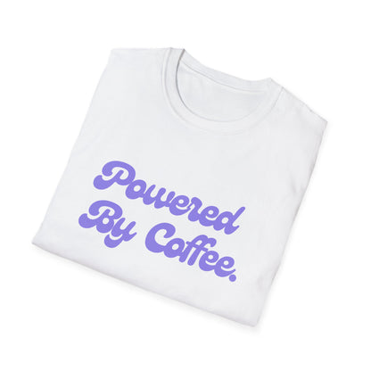 Powered By Coffee Unisex T-Shirt (Purple)