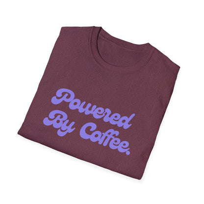 Powered By Coffee Unisex T-Shirt (Purple)