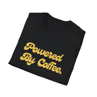 Powered By Coffee Unisex T-Shirt (Yellow)