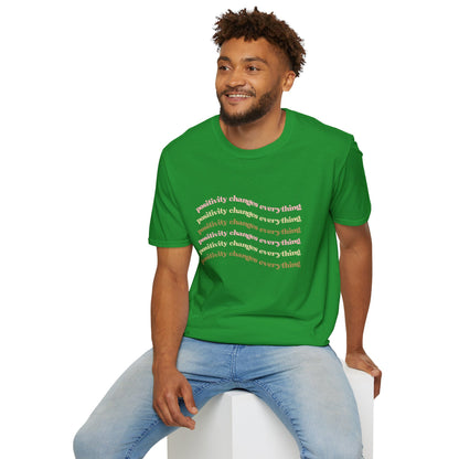Positivity Changes Everything Unisex T-shirt (Neutral)