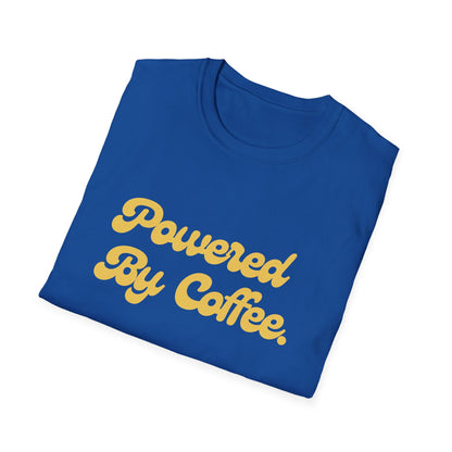 Powered By Coffee Unisex T-Shirt (Yellow)